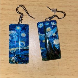 Van Gogh Starry Night Earrings